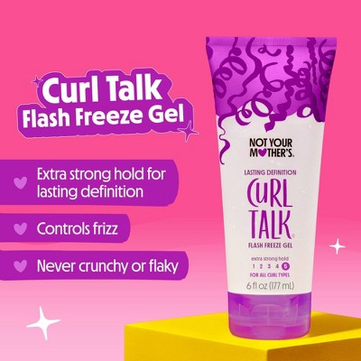 Not Your Mother's Curl Talk Flash Freeze Gel Curl Enhancer 6oz - New