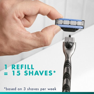 Repuestos de cuchillas de afeitar Gillette Mach3 para hombre (15 unidades) - Sin caja
