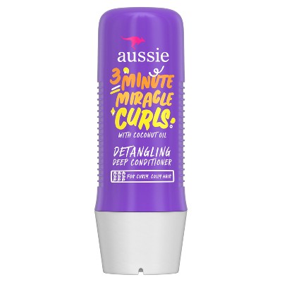 Acondicionador profundo desenredante Aussie 3 Minutes Miracle Curls 8 fl oz - Nuevo