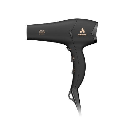 Secador de pelo Andis Pro Dry Soft Grip Tourmaline Ionic Ceramic de 1875 W, color negro - Caja imperfecta