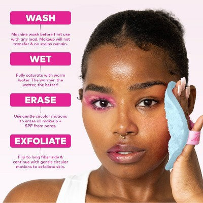 MakeUp Eraser Coastal Cowgirl Skincare Tool Set With Laundry Bag 7ct - New