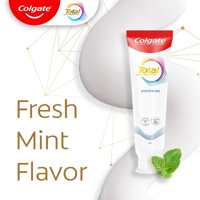 Pasta dental blanqueadora Colgate Total Active Prevention, menta, 147 ml (paquete de 2) - Caja imperfecta