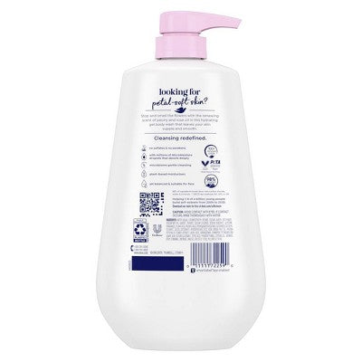 Dove Renew Body Wash Bomba Peony &amp; Rose Oil Loción nutritiva 24 horas - Piel suave 30.6 fl oz - Envase imperfecto