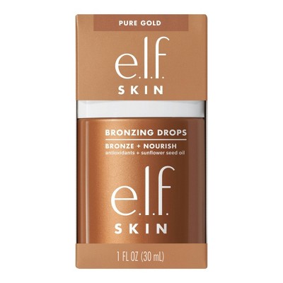 e.l.f. SKIN Bronzing Drops Pure Gold 1 fl oz - Imperfect ox
