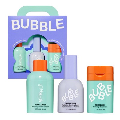 Kit de rutina de hidratación de 3 pasos Hydro Heroes de Bubble Skincare - Imperfect Box