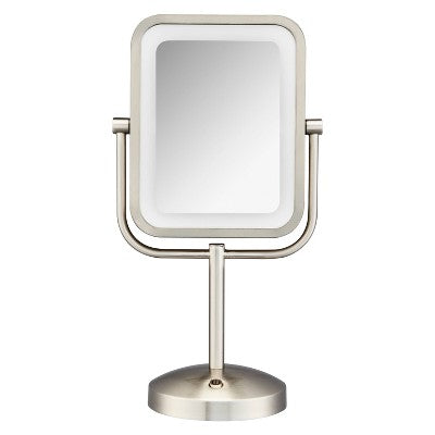 Espejo de maquillaje LED Conair plateado - Caja imperfecta