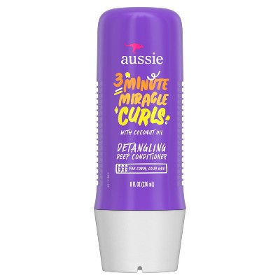 Acondicionador profundo desenredante Aussie 3 Minutes Miracle Curls 8 fl oz - Nuevo