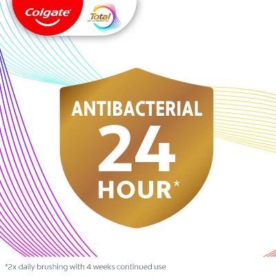 Pasta dental blanqueadora Colgate Total Active Prevention, menta, 147 ml (paquete de 2) - Caja imperfecta