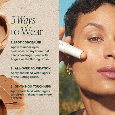 Well People Supernatural Complexion Stick Foundation&Concealer 20 Light Medium Warm 0.28oz - New