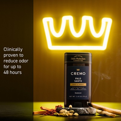 Cremo Desodorante Sólido Palo Santo 2.65oz - Nuevo