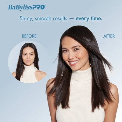 Secador de pelo BaBylissPRO Nano Titanium Portofino de tamaño completo, azul, 2000 W - Caja imperfecta
