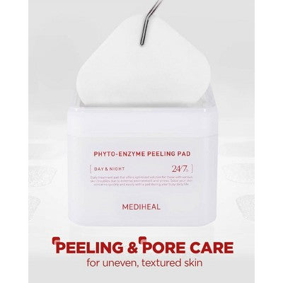 MEDIHEAL Phyto-enzyme Peeling Toner Pads 90ct - New