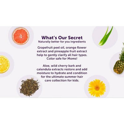 Fairy Tales Sun & Swim Shampoo, Conditioner, and Spray Travel Kit 9.9 fl oz/3pk - Imperfect Box