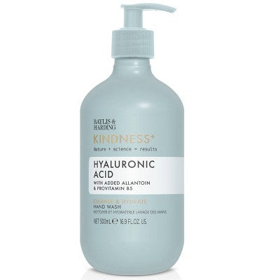 Jabón de manos Baylis &amp; Harding Kindness con ácido hialurónico, aroma de pera y flor de naranja, 500 ml (16.9 oz) - Envase imperfecto
