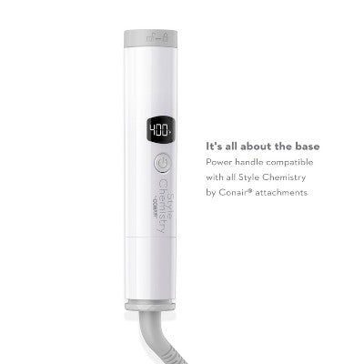 Accesorio para plancha de pelo Style Chemistry de Conair para usar con el kit de inicio Style Chemistry con mango de potencia de 1" - Caja imperfecta