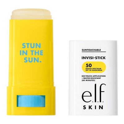 e.l.f. Suntouchable Invisi-Stick Sunscreens SPF 50 0.63oz - Imperfect Box