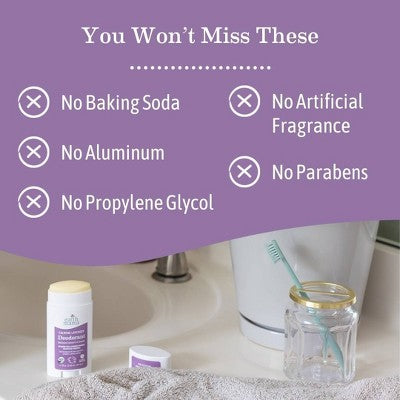 Earth Mama Calming Lavender Deodorant 2.65oz - New