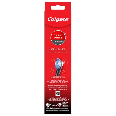 Cepillo de dientes sónico Colgate Optic White Pro Series, color negro, con batería - Caja imperfecta