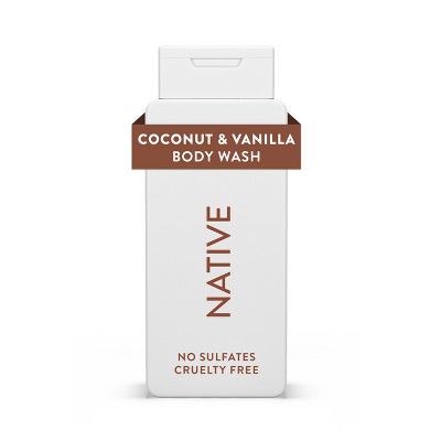 Jabón corporal Native de coco y vainilla sin sulfatos, 500 ml (envase imperfecto)