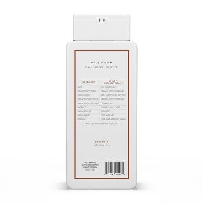 Jabón corporal Native de coco y vainilla sin sulfatos, 500 ml (envase imperfecto)