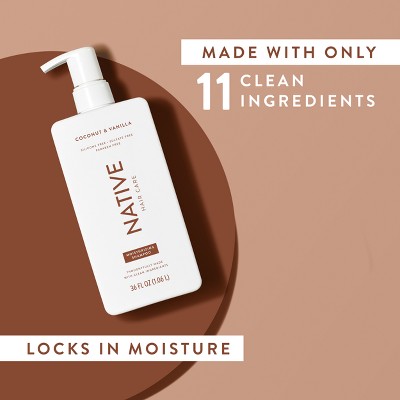 Native Coconut & Vanilla Hair Moisturizing Shampoo 36 fl oz - Imperfect Container