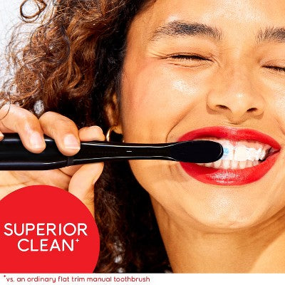 Cepillo de dientes sónico Colgate Optic White Pro Series, color negro, con batería - Caja imperfecta
