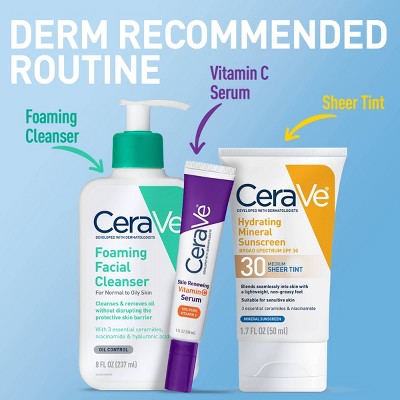 CeraVe Hydrating Mineral Tinted Face Lotion SPF 30 Deep 1.7 fl oz - Missing Box