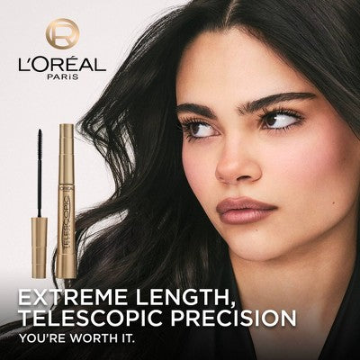 L'Oreal Paris Telescopic Original Mascara 925 Waterproof Black 0.27 fl oz - Missing Box