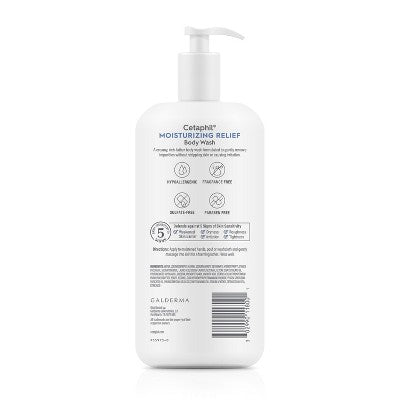 Gel de baño terapéutico hidratante Cetaphil Moisturizing Relief, 20 onzas líquidas - Nuevo