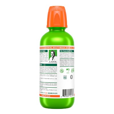 Enjuague bucal TheraBreath Fresh Breath sin alcohol, menta suave, 16 onzas líquidas - Nuevo