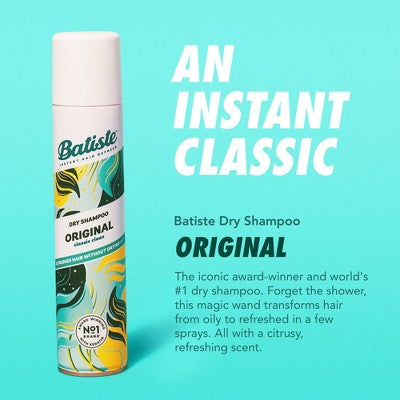 Champú seco Batiste Original 150 ml - Nuevo
