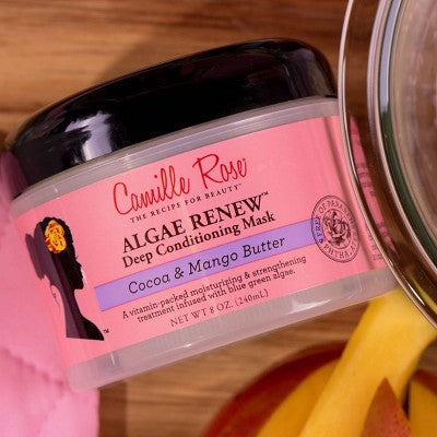 Mascarilla acondicionadora profunda Camille Rose Algae Renew de 226 ml - Envase imperfecto