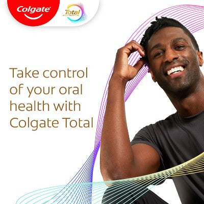 Pasta dental blanqueadora Colgate Total Active Prevention, menta, 147 ml (paquete de 2) - Caja imperfecta