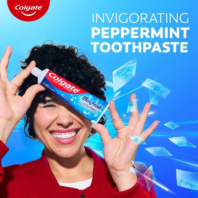 Pasta dental Colgate Max Fresh Menta refrescante, 170 ml (paquete de 3) - Caja imperfecta