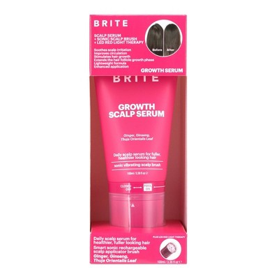 Suero BRITE para el crecimiento del cuero cabelludo con aplicador 3.38 fl oz - Caja Imperfect