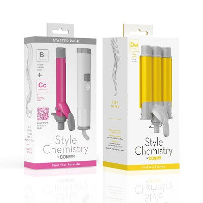 Accesorio ondulador de triple barril Style Chemistry de Conair - Caja imperfecta