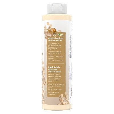 Jabón corporal natural vegetal de avena y manteca de karité St. Ives, 677 ml (22 oz líq.) - Envase imperfecto