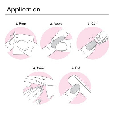 Dashing Diva Glaze Semi-Cured Gel Nail Polish Strips Luxe Expensive 32ct - New