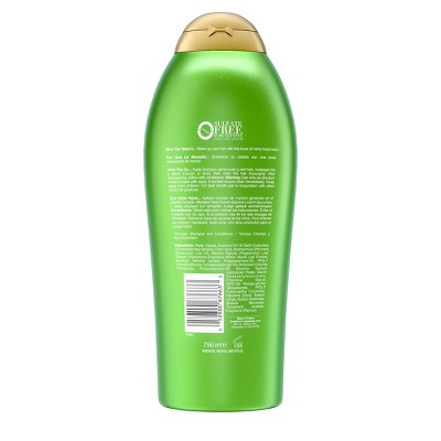 Champú capilar extrafuerte OGX con romero y menta, 750 ml (25.4 oz) - Envase imperfecto
