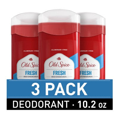 Old Spice Men's Deodorant Legendary Fragrance Fresh 3.4oz/3pk - New