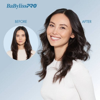Rizador de pelo de nano titanio BaBylissPRO azul - Caja imperfecta