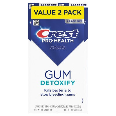 Crest Pro-Health Gum Detoxify Deep Clean Toothpaste 4.8oz/2pk - Missing Box