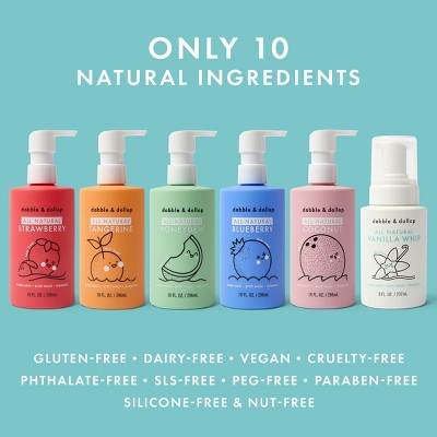 Dabble & Dollop Kids 3-in-1 Coconut 10 fl oz - Imperfect Container