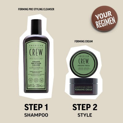 Crema en gel moldeadora de fijación y brillo medio para hombre de American Crew, 3 oz - Nuevo