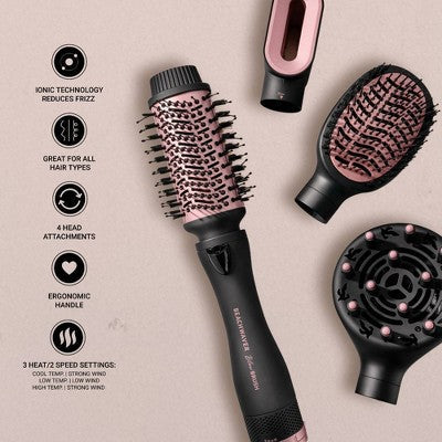 Cepillo para alisar el cabello BEACHWAVER Co. Midnight Rose - Imperfect Box