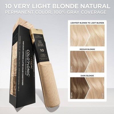 L'Oreal Paris Colorsonic Permanent Hair Color Very Light Blonde Natural 10 - Imperfect Box
