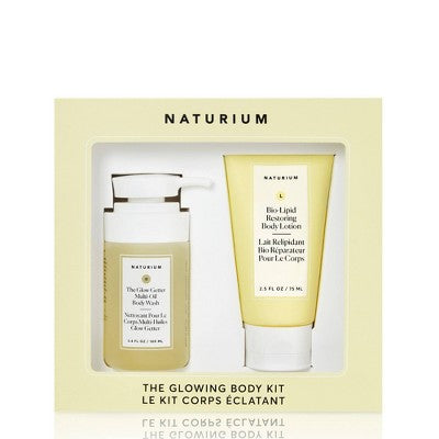 Naturium Glowing Body Holiday Skincare Gift Set 2pc - Imperfect Box