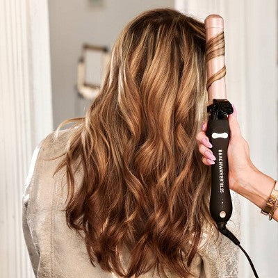 Rizador de pelo BEACHWAVER Co. Rosa medianoche - Caja imperfecta