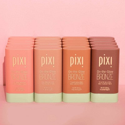 Pixi On The Glow Bronze Tinted Moisturizer Stick Bronzer Rich Glow 0.6oz - Imperfect Box