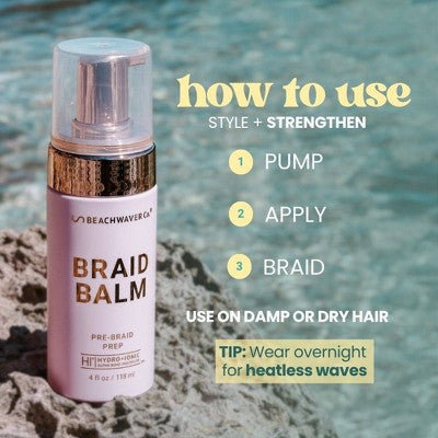 Bálsamo para trenzas BEACHWAVER Co., 113 g (preparación para trenzas) - Envase imperfecto